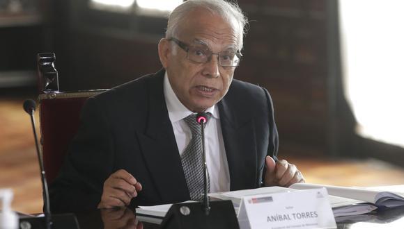 Aníbal Torres renunció al cargo el 3 de agosto. (Foto: archivo PCM)