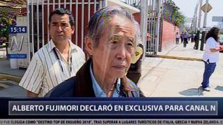 Alberto Fujimori revela que padece de nueva enfermedad
