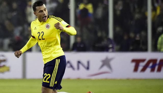 Jeison Murillo |Perú debe de tener cuidado con Murillo, otro de los defensas más rudos que hay en Colombia. El precio que tiene supera los 9 millones de dólares. (AFP)