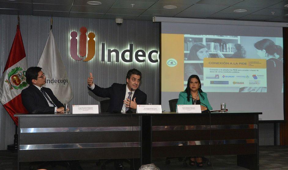 Gagliuffi explicó que ‘Indecopi Digital’ es una nueva visión para la atención de los ciudadanos quienes ya acceden a servicios en línea y realizan trámites de manera virtual. (Foto: Difusión)