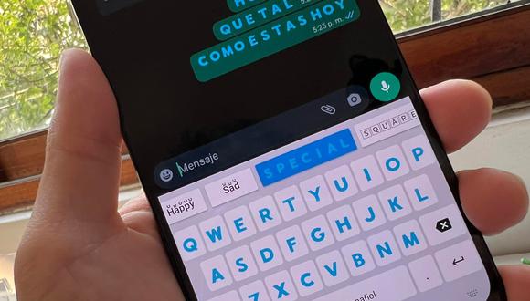¿Quiere cambiar el color del teclado de WhatsApp? Use estos simples pasos. (Foto referencial)