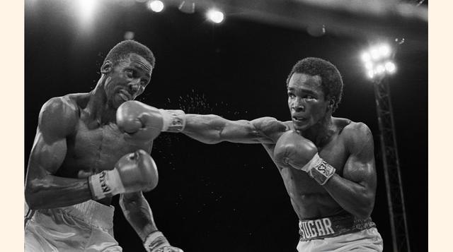 3. Sugar Ray Leonard vs. Thomas Hearns. La pelea se llevó a cabo el 16 de setiembre de 1981 en Las Vegas para unificar el título de la categoría welter entre el campeón de la AMB, y hasta entonces invicto, Thomas Hearns y el campeón del CMB, Sugar Ray Leo