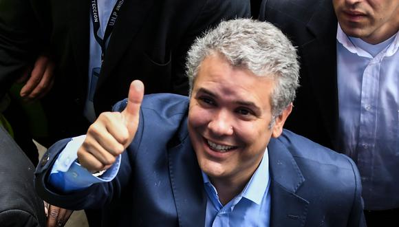 Iván Duque es el candidato del partido uribista Centro Democrático. (Foto: AFP)