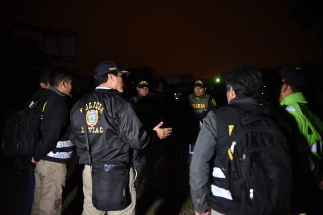 Se desplegaron 400 efectivos policiales y 21 fiscales especializados en crimen organizado. (Mininter)