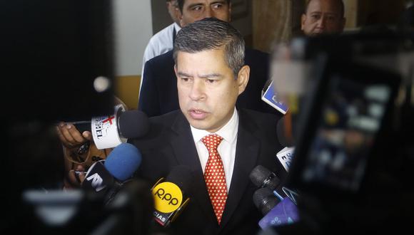 El presidente del Congreso, Luis Galarreta, cuestionó que Vicente Zeballos haya opinado en contra del nuevo fiscal de la Nación, Pedro Chávarry. (USI)