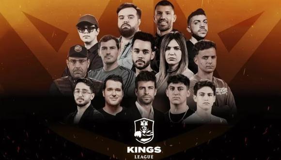 Kings League, la nueva liga de fútbol impulsada por Pique y Ibai Llanos y que tiene como estrellas a Sergio Agüero y a Iker Casillas (Foto: Infobae)