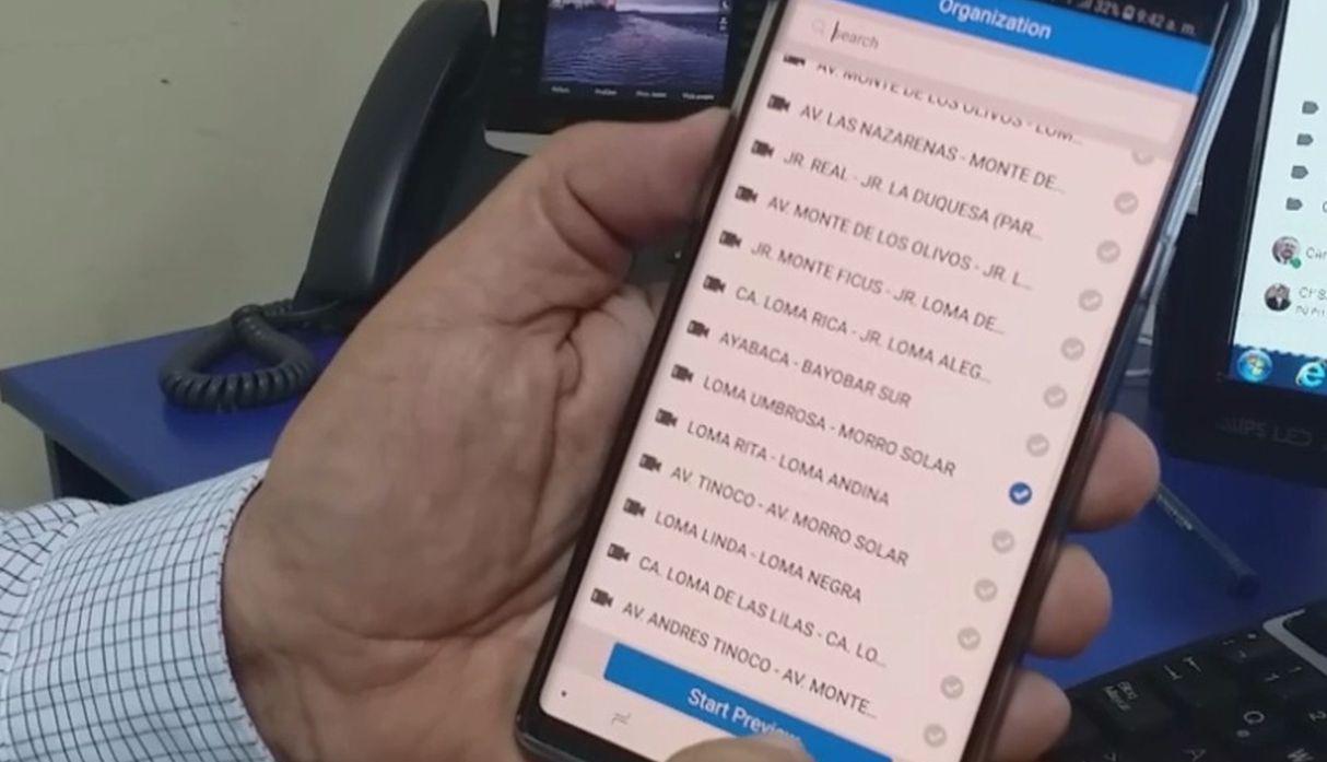 Uno de los requisitos para acceder a las imágenes es que los vecinos se registren en la página web del municipio de Surco. (Difusión)
