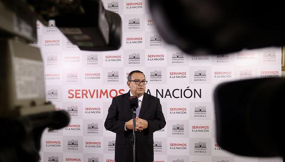 El jefe del Gabinete, Alberto Otárola, expresó su respaldo a Vicente Romero, ministro del Interior, al afirmar que es un funcionario que realiza una labor leal con el país.  (foto: PCM).