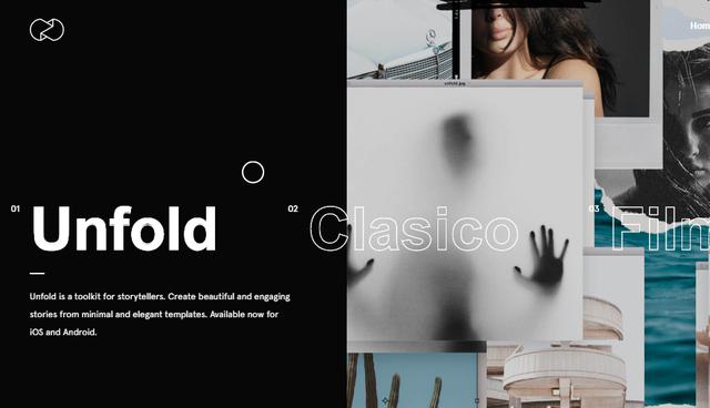 FOTO 5 | 5. Unfold
Instagram Stories sigue siendo relativamente nuevo comparado con todas las otras características de la plataforma. Como resultado, muchos usuarios n o han aprendido a aprovechar al máximo su poder. Afortunadamente, Unfold llegó para ayudarte. Es una aplicación que te permite crear videos que se vean bonitos y profesionales, así como guardar tus historias.