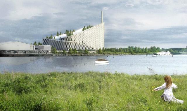 FOTO 2 | A view of Copenhill.Source: Bjarke Ingels Group
