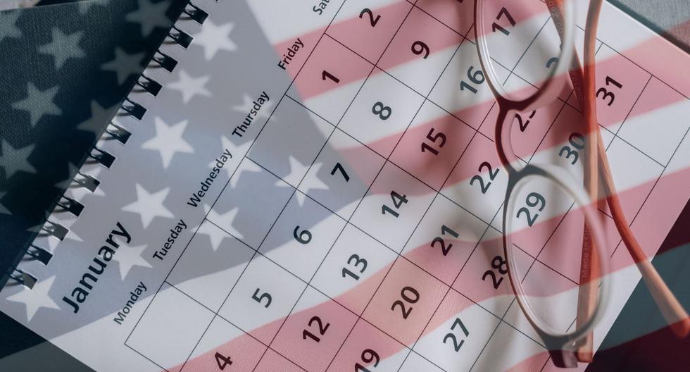 Días Festivos en USA calendario de feriados y no laborables a
