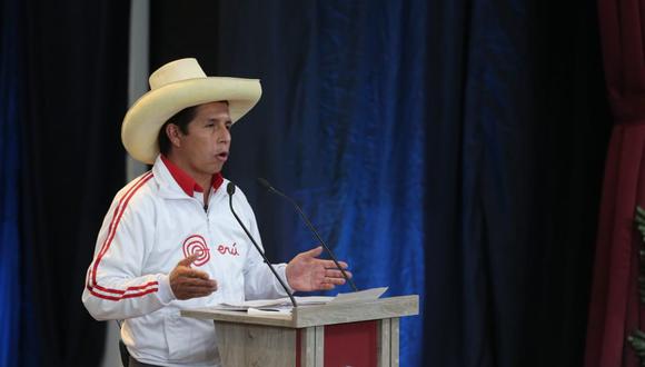 Pedro Castillo, candidato de Perú Libre, (Foto: GEC)