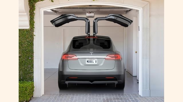 Tesla Model X, es sin duda el vehículo eléctrico más esperada del 2015. Se supone que es de un alto rendimiento, lujo SUV o crossover con puertas de ala de halcón. (Foto: evobsession)