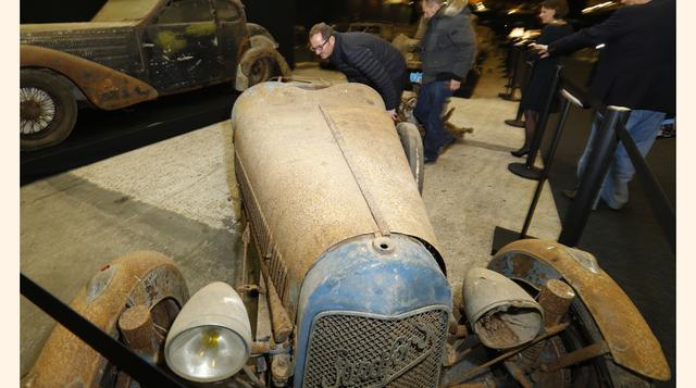 Muchos de los autos clásicos de Baillon, como este Sandford Type S Cyclecar, fueron encontrados en un granero. (Foto: AP)