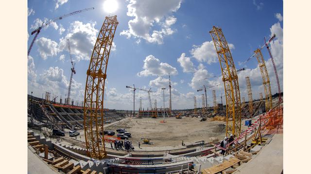 Las obras de construcción del Levberdon Arena marchan según lo previsto. El estadio contará con una capacidad total de 43,702 espectadores sentados. (Foto: Reuters)