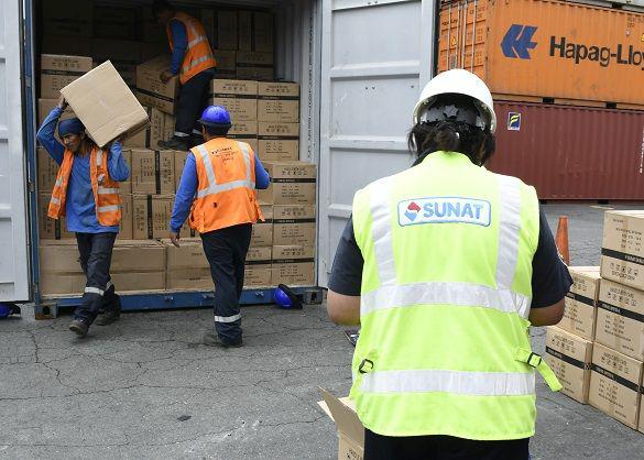Sunat remarcó que continuará fortaleciendo sus controles aduaneros y la seguridad de la cadena logística por vía aérea, marítima, terrestre y fluvial en el cumplimiento de su función de prevención. (Foto: Sunat)