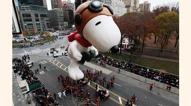 Snoopy es el personaje con mayor cantidad de apariciones en el desfile de Macy’s (39 veces). Sin embargo, no se hizo presente en la edición de este año. (Foto: Getty)