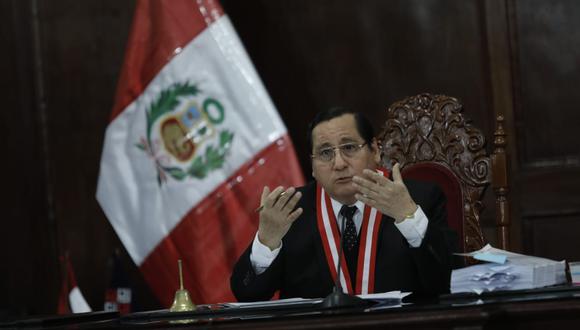 Juez Hugo Núñez Julca presidió la sala que aceptó el pedido del Ministerio Público.