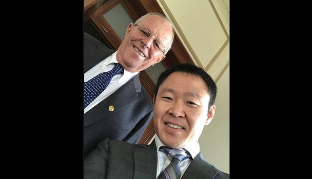 Pronto se hizo evidente el acercamiento entre Kenji Fujimori y PPK. Se hablaba de una negociación para el indulto del ex presidente Alberto Fujimori. (Foto: Twitter)