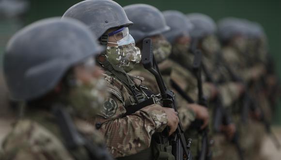 Ministerio de Defensa demandó respeto a la institucionalidad de las Fuerzas Armadas. (Foto: César Campos/GEC)