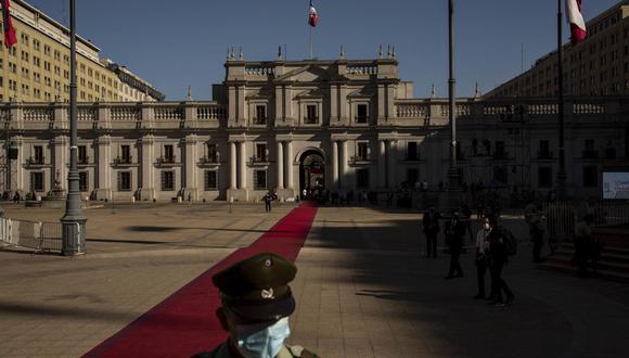 Palacio presidencial La Moneda en Santiago, Chile.