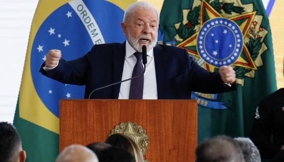 Lula señaló que el grupo BRICS de economías emergentes debería permitir nuevos miembros “siempre que cumplan los requisitos”.  (Foto de Sergio Lima / AFP)