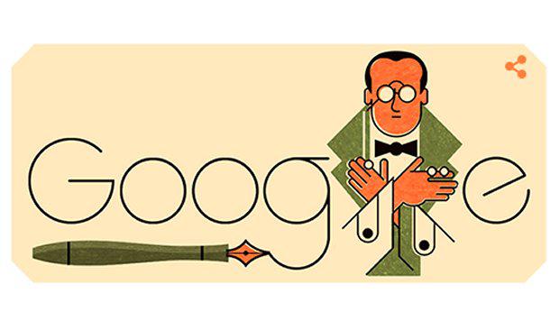 El legado de Abraham Valdelomar fue homenajeado con este doodle de Google. (Foto: Google)