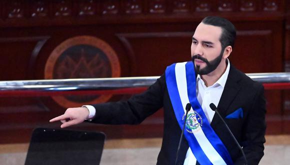 El presidente de El Salvador, Nayib Bukele. (Foto: AFP)