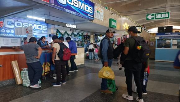 En Puno se reanudan viajes a regiones del sur y hacia Bolivia en terminal terrestre. Foto: Referencial/ Andina