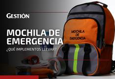 Sismo en Perú: ¿Cómo preparar una mochila de emergencia?