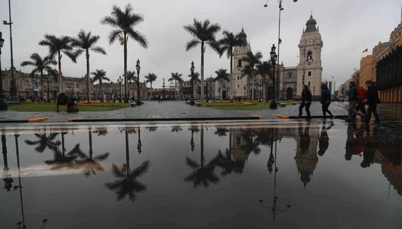 Senamhi informa sobre los distritos de Lima que reportarían fuertes lluvias por influencia indirecta del ciclón Yaku.  (Foto: Lino Chipana / El Comercio)