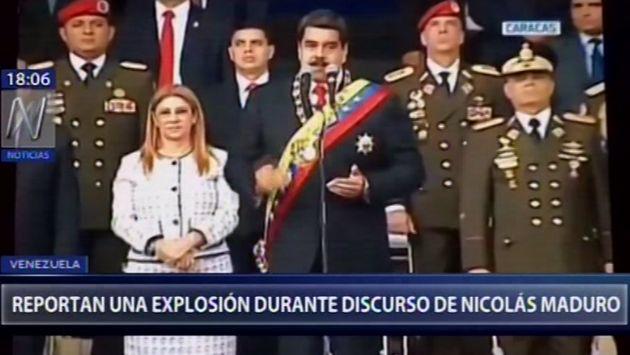 El mandatario ofrecía un discurso con motivo del aniversario de la Guardia Nacional. (Foto: Captura Canal N)