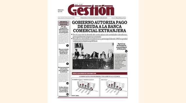 Cambio. En sus 25 años, el diario ha sido rediseñado en cuatro oportunidades: 1994, 1999, 2007 y 2012. En 1994, se lanzó a full color, y en el 2007 se comenzó a imprimir en papel color salmón, usado por los diarios financieros en todo el mundo.