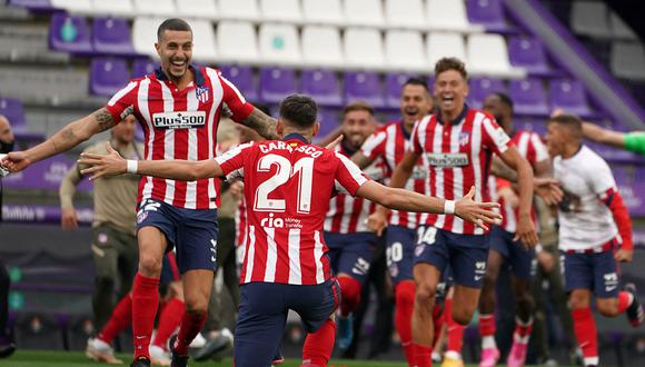 Atlético Madrid salió campeón de LaLiga Santander en mayor pasado. (Foto: AFP)