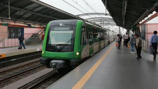Metro de Lima suspende servicio entre estaciones San Borja Sur y Villa El Salvador