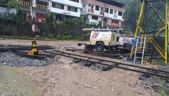 Servicio de tren a Machu Picchu continuará suspendido hasta el jueves 27 (Foto: Andina)