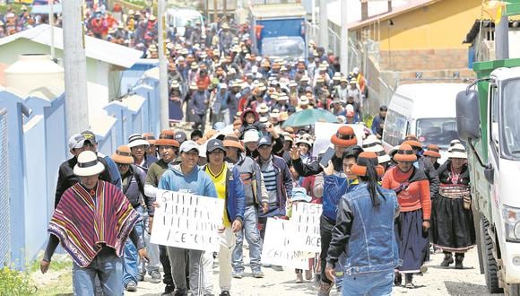 El bloqueo de vías en Puno ha dejado desabastecido a diferentes comercios en la región. Foto: Difusión