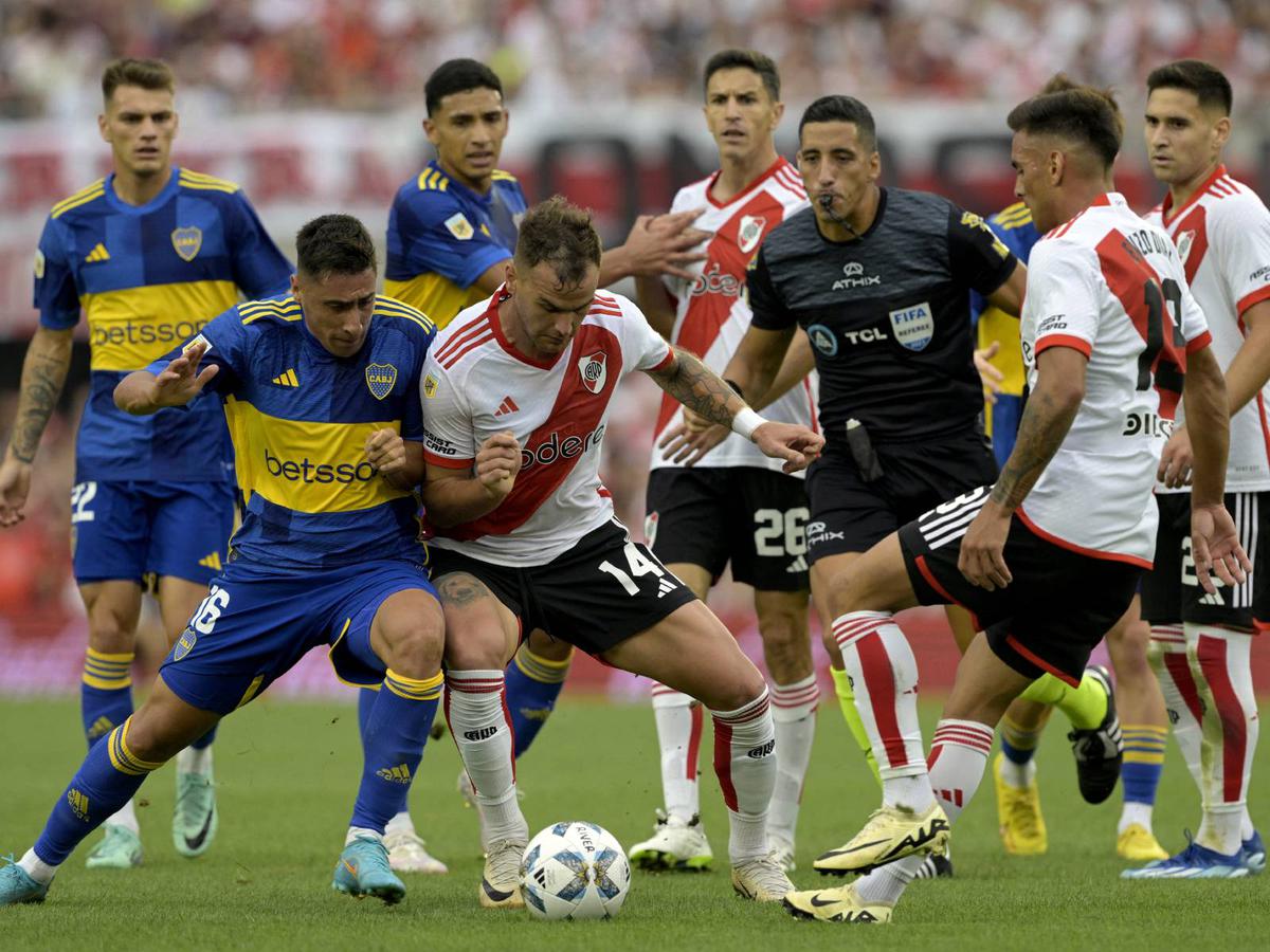 River Plate y Boca Juniors igualaron (1-1) en el primer Superclásico del  2024 | Resumen del partido | MIX | GESTIÓN