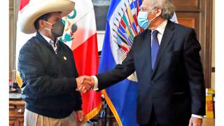 Secretario general de la OEA hará una visita oficial a Perú, la primera con Castillo de presidente