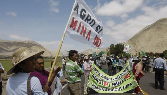El proyecto Tía María fue bloqueado por las numerosas protestas en el sur del Perú. (Foto: GEC)