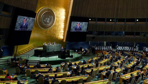 La Asamblea General de la ONU se reúne por la guerra entre Rusia y Ucrania. (TIMOTHY A. CLARY / AFP).