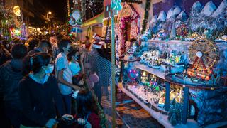 Comas: así recibirán la Navidad en el pasaje Rázuri