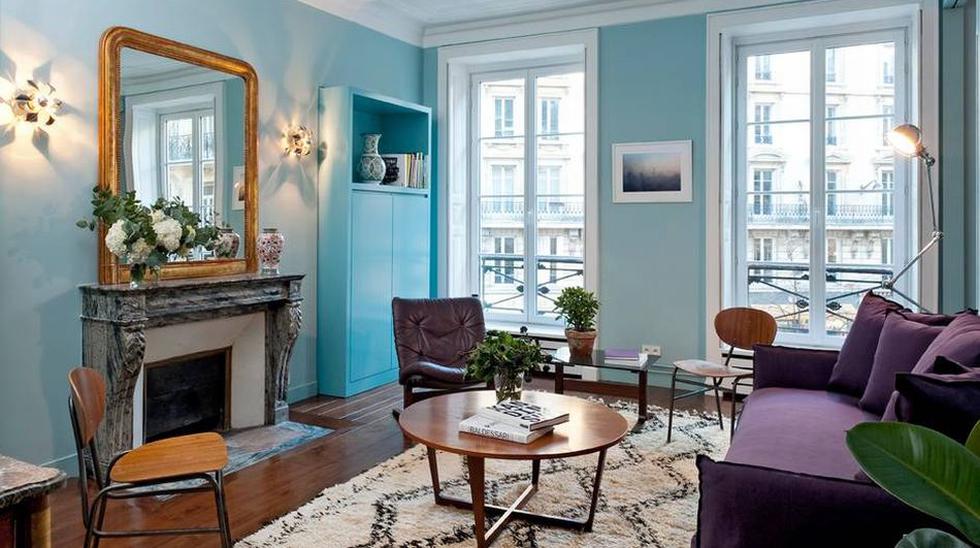 Un piso de dos dormitorios con vistas a la rue du Louvre, en el primer distrito es uno de los favoritos de los de las industrias creativas y ha aparecido en numerosas revistas de diseño.  (Foto: The Telegraph)