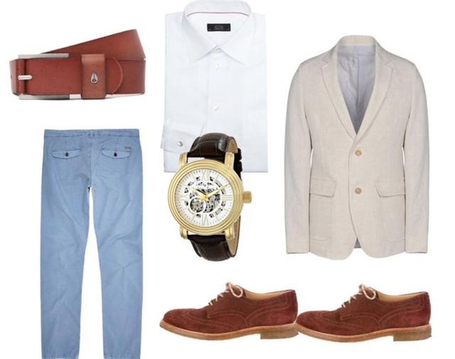 En este look el pantalón es el punto focal que combinamos con un blazer beige, una camisa blanca (Foto: Reuters)