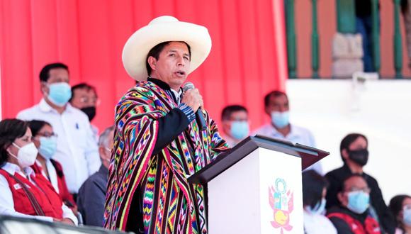 “Es urgente que las deudas históricas sean canceladas en favor de todos los peruanos", dijo Pedro Castillo desde Ayacucho. (Foto: Presidencia)