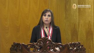 Fiscal Patricia Benavides separa la Fiscalía de DD.HH. de la de Terrorismo
