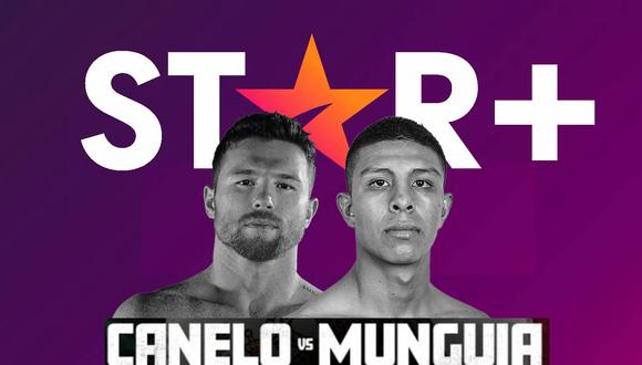 Sigue la transmisión de Star Plus para ver la pelea completa entre Saúl "Canelo" Álvarez y Jaime Munguía este sábado 4 de mayo por el título mundial de la categoría supermediano de la AMB, OMB, CMB y FIB desde el T-Mobile Arena de Las Vegas, Nevada. (Foto: Star+)