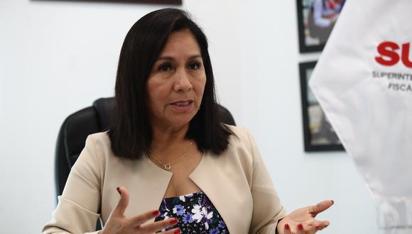 La superintendenta, Flor Cruz, señala que su entidad se encuentra limitada por los recursos con los que cuentan actualmente. (Foto: Jorge Cerdan)