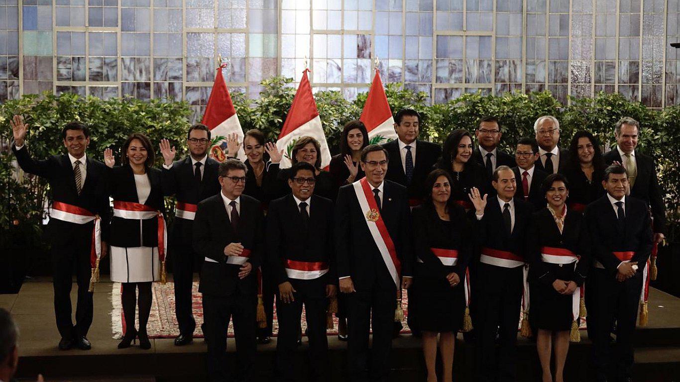 El gabinete de Vicente Zeballos