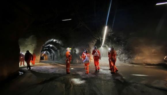 FOTO DE ARCHIVO. Vista de túneles de la mina El Teniente de Codelco, cerca de Rancagua, Chile. Octubre, 2020. REUTERS/Fabian Cambero